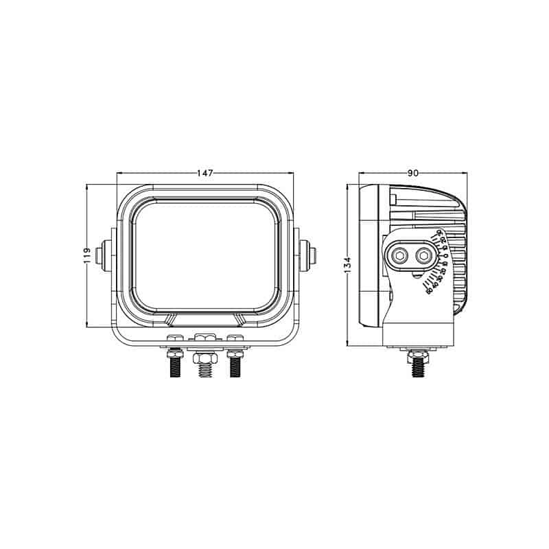 6inch 120W Osram LED Work Light - Image 4