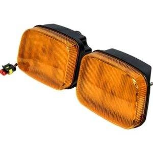 John Deere 5000-7030 Series LED Amber Cab Corner Light Kit