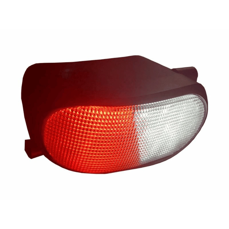 kubota ssv series skid steer led left hand rear red/white tail light