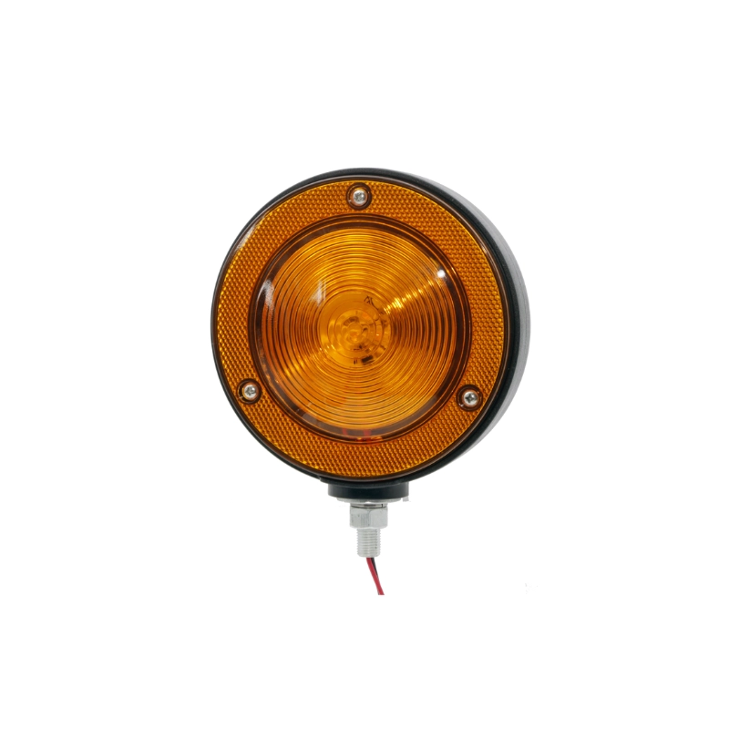 12 volt led round fender & cab warning light