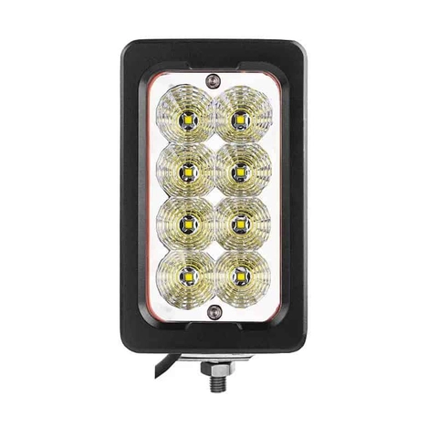 6 inch 40W Rectangle LED Tractor Work Lights with Swivel Bracket - Image 2