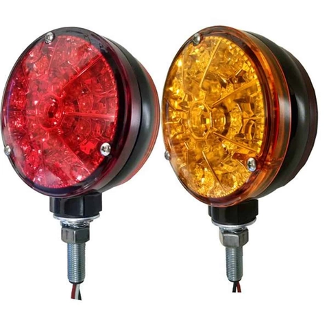Allis Chalmers/John Deere LED Double-Sided Flashing Light - Amber/Red
